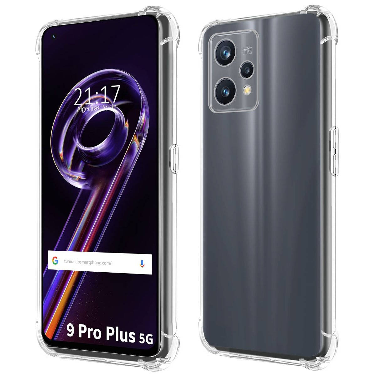 Funda Silicona Antigolpes Transparente para Realme 9 Pro Plus 5G
