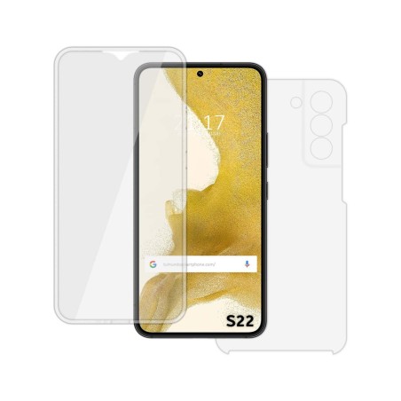 Funda Doble Transparente Pc + Tpu Full Body 360 para Samsung Galaxy S22 5G