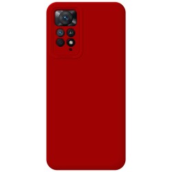 Funda Silicona Líquida Ultra Suave para Xiaomi Redmi Note 11 Pro / 11 Pro 5G color Roja 2