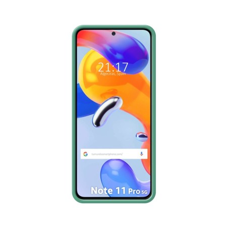 Funda Silicona Líquida Ultra Suave para Xiaomi Redmi Note 11 Pro / 11 Pro 5G color Verde