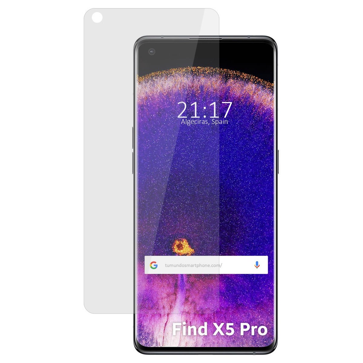 Protector Pantalla Hidrogel Mate Antihuellas para Oppo Find X5 Pro 5G