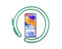 Funda Colgante Transparente para Xiaomi Redmi Note 11 Pro / 11 Pro 5G con Cordon Verde Agua