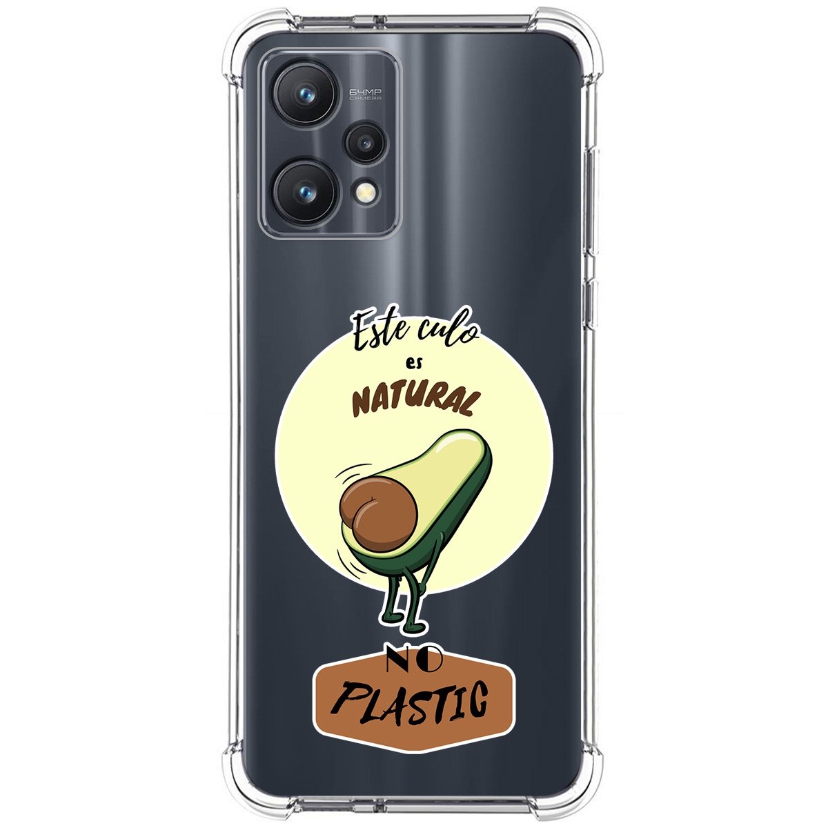 Funda Silicona Antigolpes para Realme 9 Pro 5G diseño Culo Natural Dibujos
