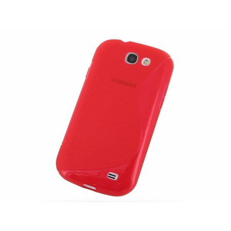Funda Gel Tpu Samsung Samsung Galaxy Express I8730 S Line Color Roja