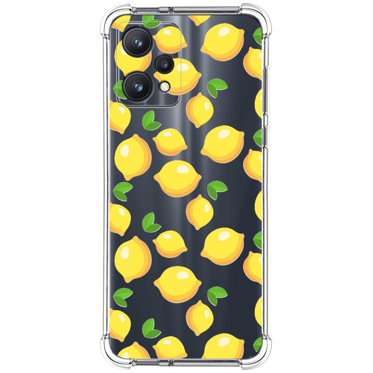Funda Silicona Antigolpes para Realme 9 Pro 5G diseño Limones Dibujos