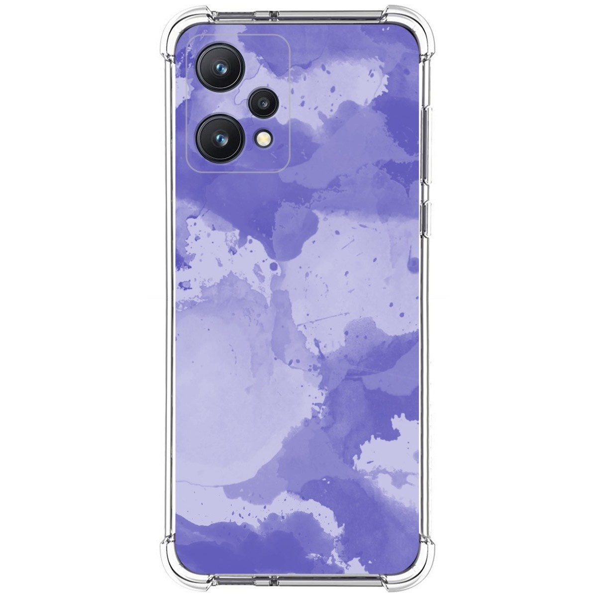 Funda Silicona Antigolpes para Realme 9 Pro 5G diseño Acuarela 01 Dibujos