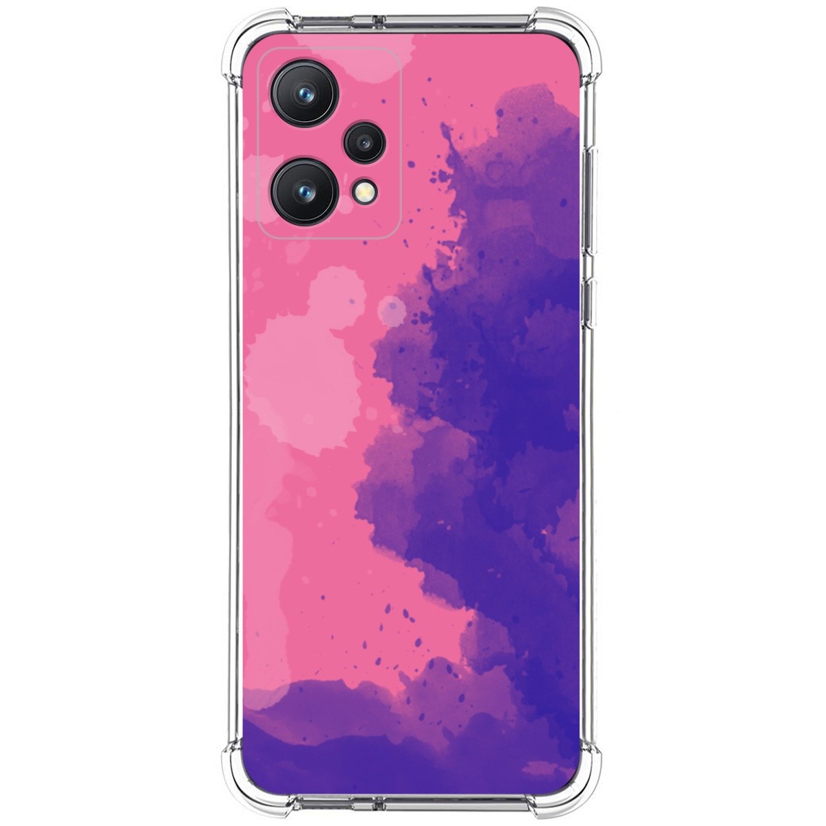 Funda Silicona Antigolpes para Realme 9 Pro 5G diseño Acuarela 07 Dibujos