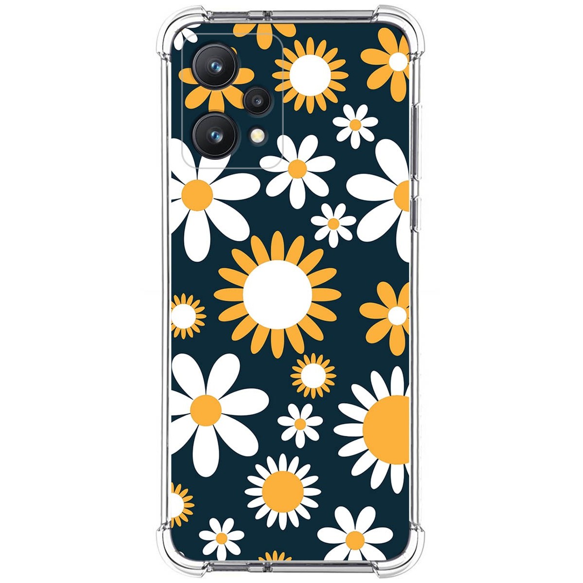 Funda Silicona Antigolpes para Realme 9 Pro 5G diseño Flores 08 Dibujos