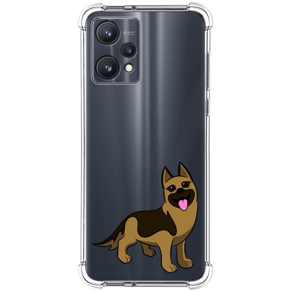 Funda Silicona Antigolpes para Realme 9 Pro 5G diseño Perros 03 Dibujos
