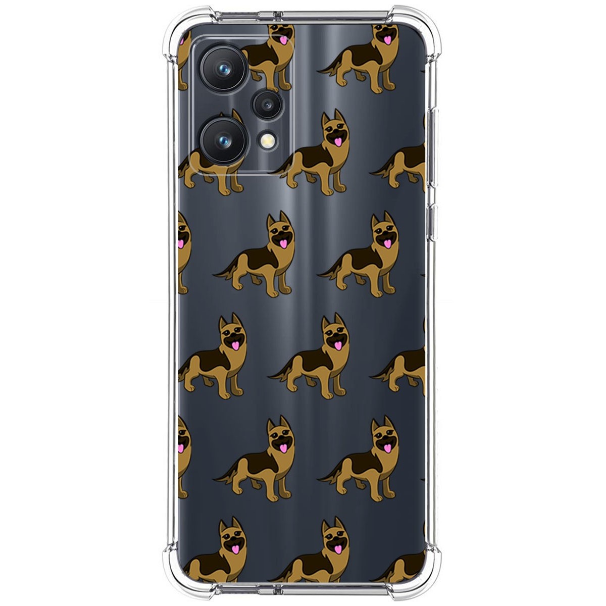Funda Silicona Antigolpes para Realme 9 Pro 5G diseño Perros 09 Dibujos