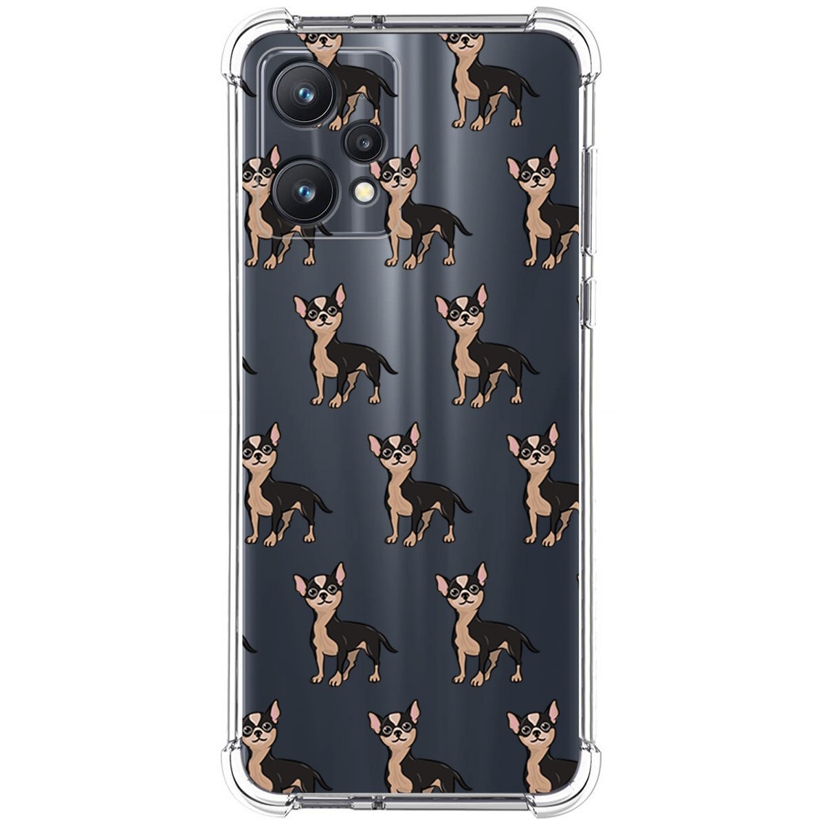Funda Silicona Antigolpes para Realme 9 Pro 5G diseño Perros 11 Dibujos