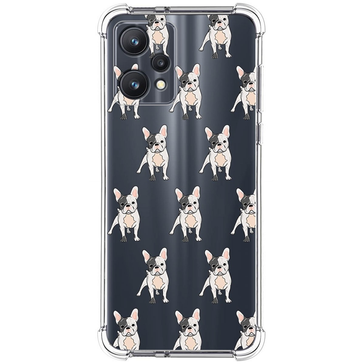 Funda Silicona Antigolpes para Realme 9 Pro 5G diseño Perros 12 Dibujos
