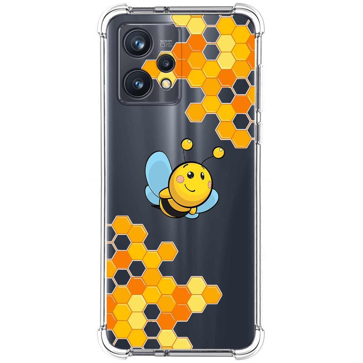 Funda Silicona Antigolpes para Realme 9 Pro Plus 5G diseño Abeja Dibujos