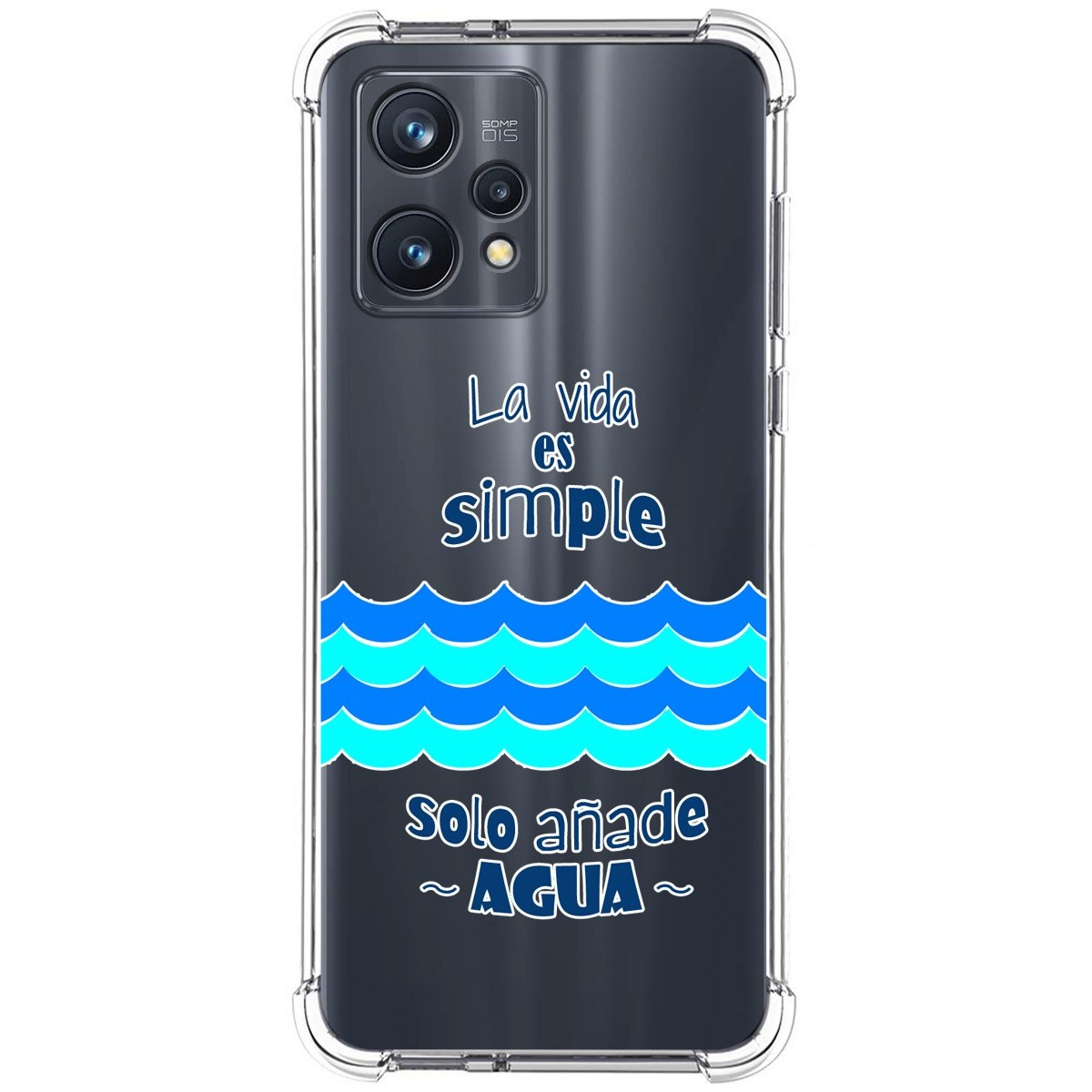 Funda Silicona Antigolpes para Realme 9 Pro Plus 5G diseño Agua Dibujos