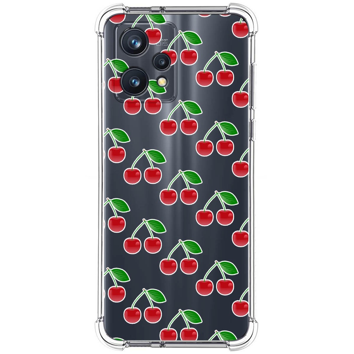Funda Silicona Antigolpes para Realme 9 Pro Plus 5G diseño Cerezas Dibujos