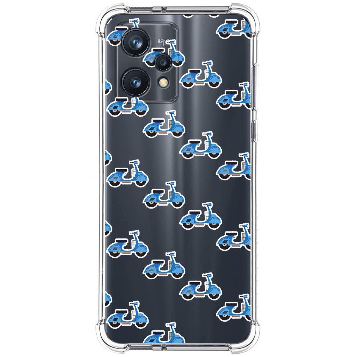 Funda Silicona Antigolpes para Realme 9 Pro Plus 5G diseño Scooter Dibujos