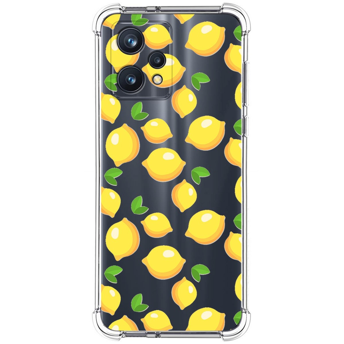 Funda Silicona Antigolpes para Realme 9 Pro Plus 5G diseño Limones Dibujos