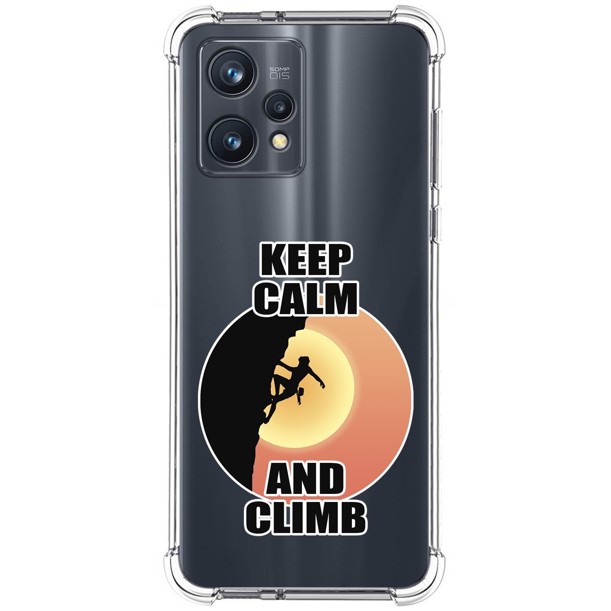 Funda Silicona Antigolpes para Realme 9 Pro Plus 5G diseño Mujer Escalada Dibujos