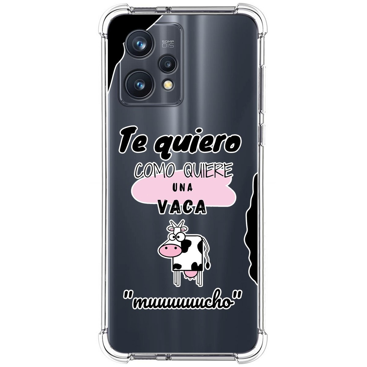 Funda Silicona Antigolpes para Realme 9 Pro Plus 5G diseño Vaca Dibujos