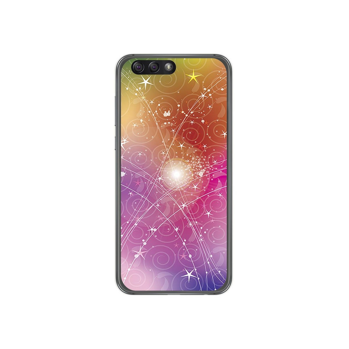 Funda Gel Tpu para Asus Zenfone 4 5.5" Ze554Kl Diseño Abstracto Dibujos