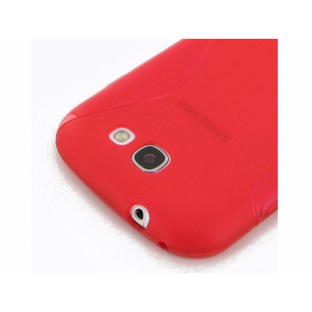 Funda Gel Tpu Samsung Samsung Galaxy Express I8730 S Line Color Roja