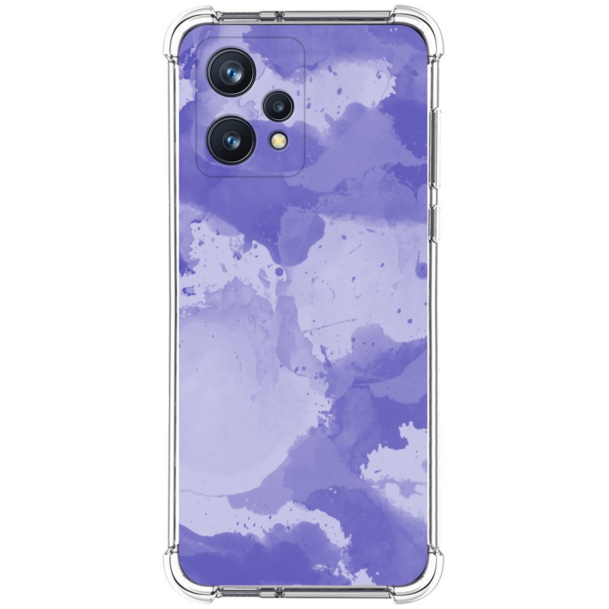 Funda Silicona Antigolpes para Realme 9 Pro Plus 5G diseño Acuarela 01 Dibujos