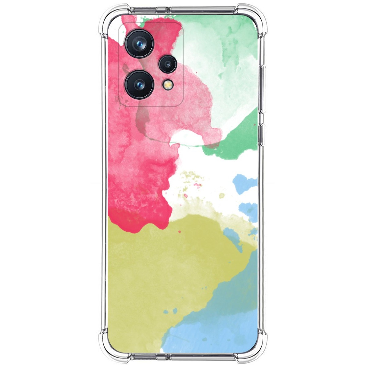 Funda Silicona Antigolpes para Realme 9 Pro Plus 5G diseño Acuarela 02 Dibujos