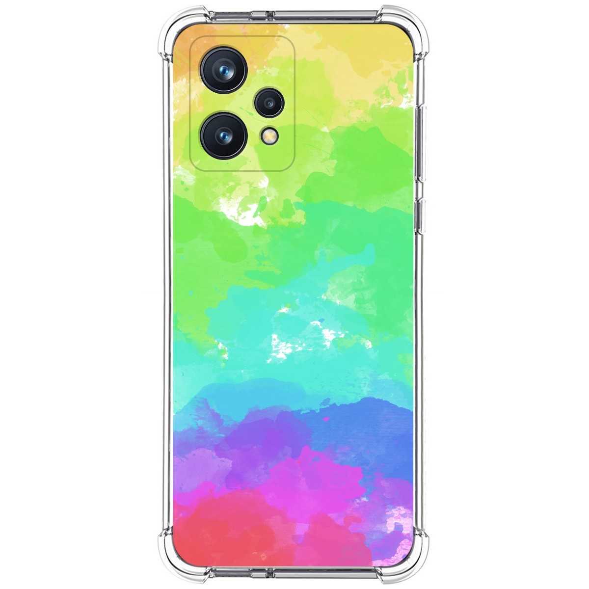 Funda Silicona Antigolpes para Realme 9 Pro Plus 5G diseño Acuarela 03 Dibujos