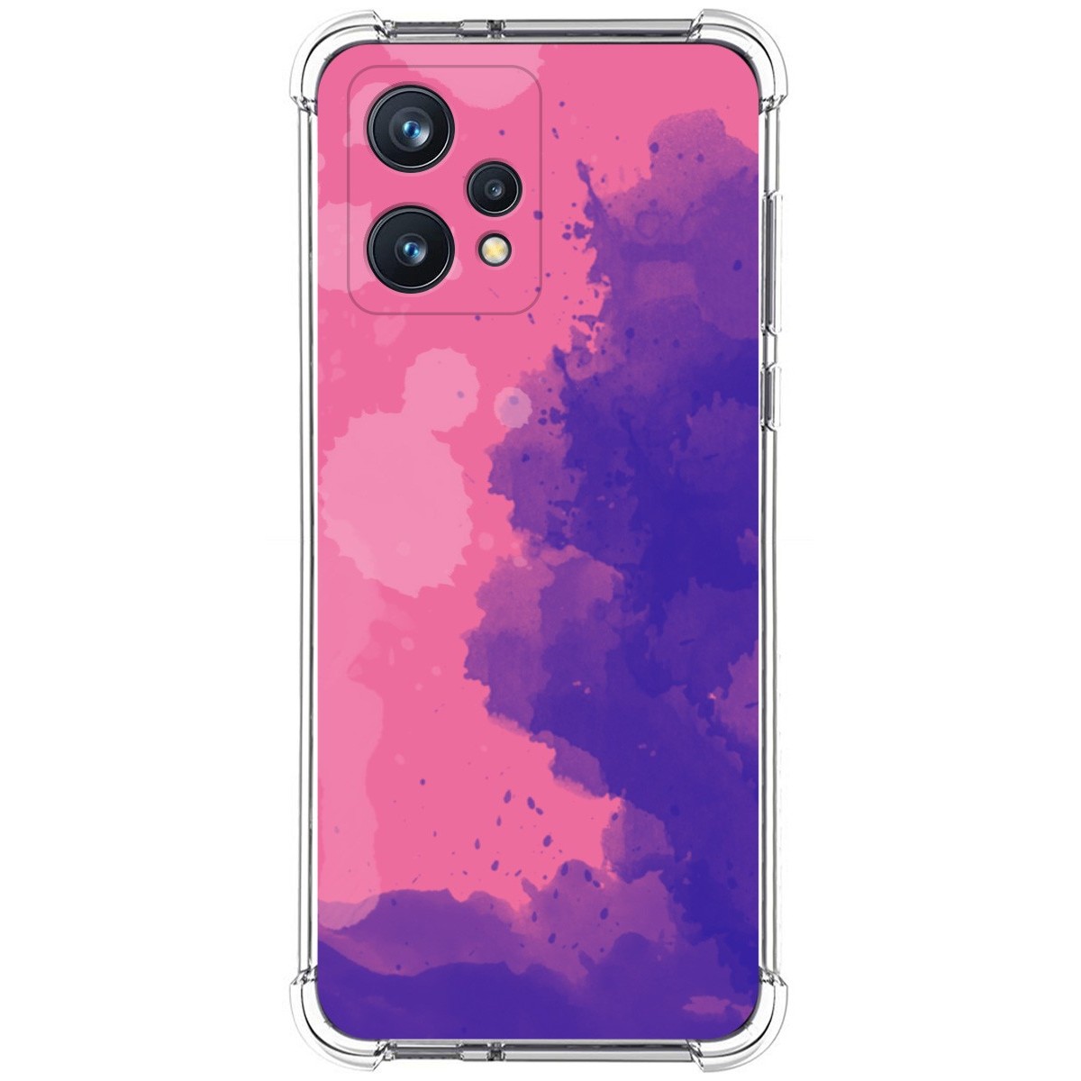 Funda Silicona Antigolpes para Realme 9 Pro Plus 5G diseño Acuarela 07 Dibujos
