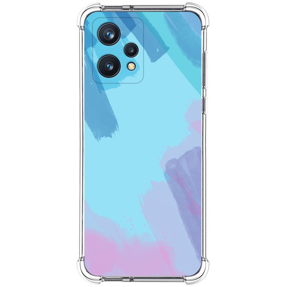 Funda Silicona Antigolpes para Realme 9 Pro Plus 5G diseño Acuarela 10 Dibujos