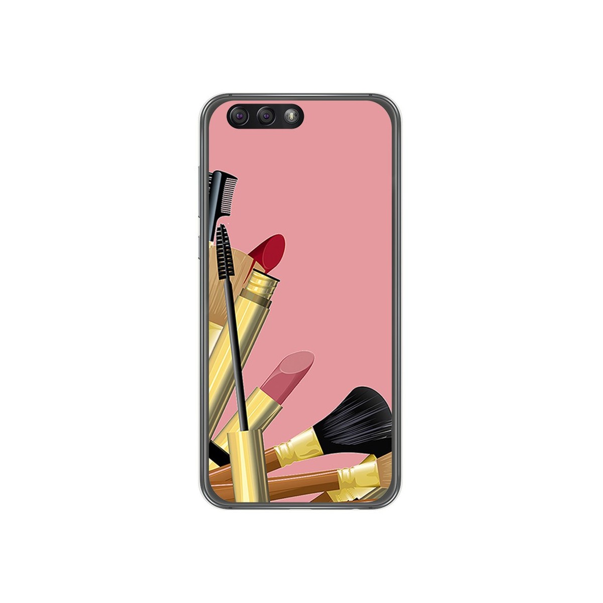 Funda Gel Tpu para Asus Zenfone 4 5.5" Ze554Kl Diseño Brochas Dibujos