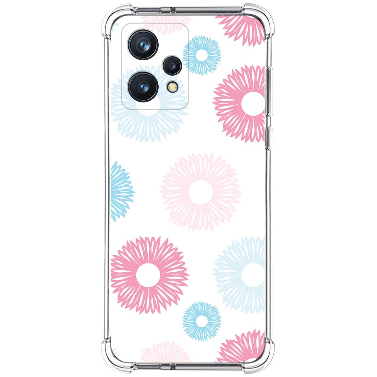 Funda Silicona Antigolpes para Realme 9 Pro Plus 5G diseño Flores 06 Dibujos