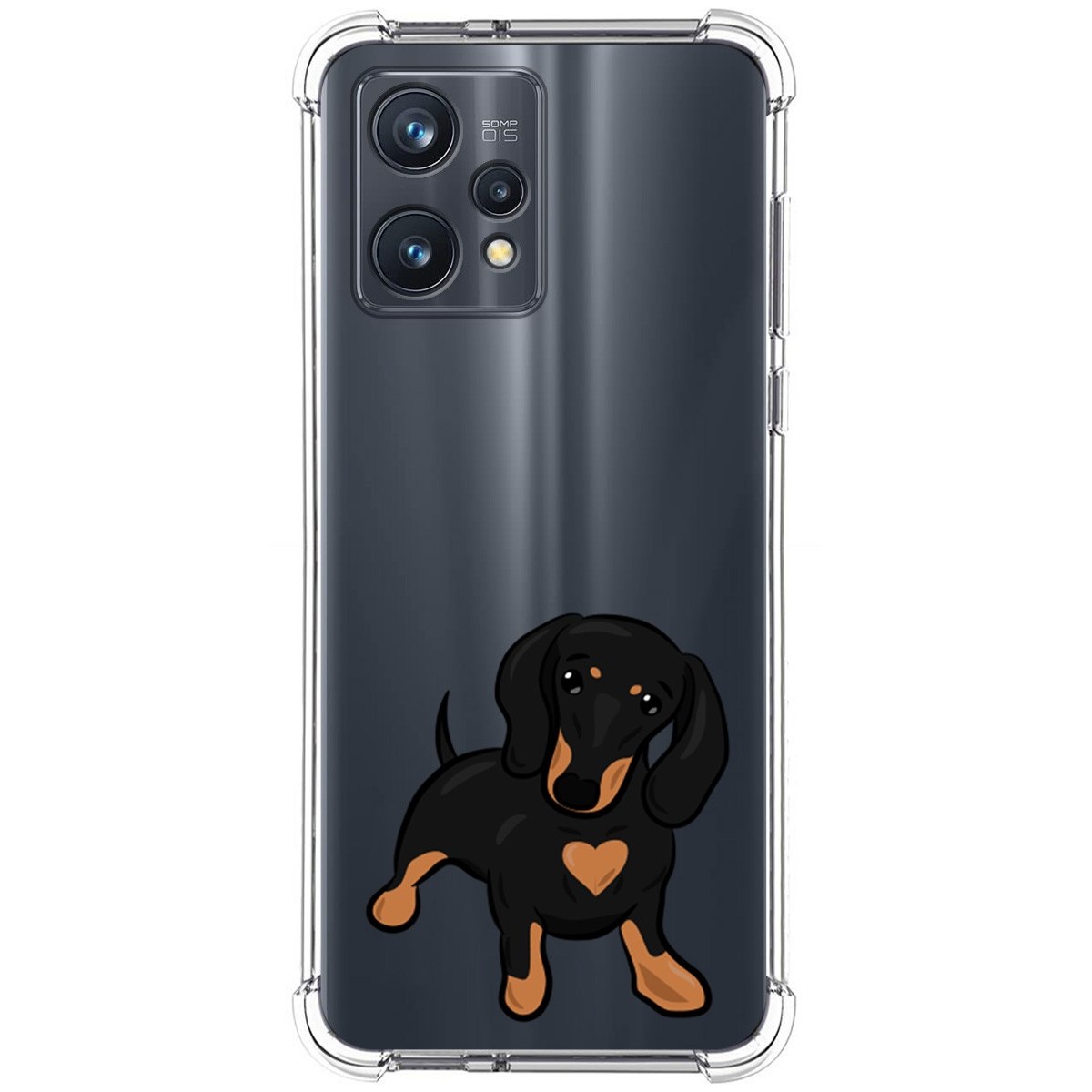 Funda Silicona Antigolpes para Realme 9 Pro Plus 5G diseño Perros 04 Dibujos