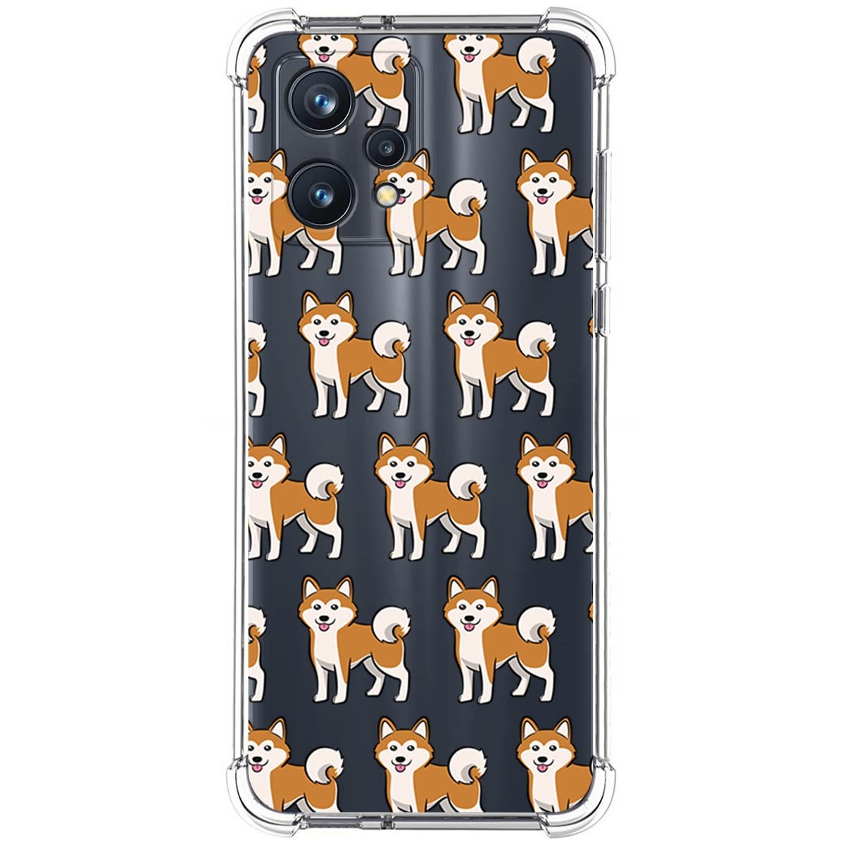 Funda Silicona Antigolpes para Realme 9 Pro Plus 5G diseño Perros 08 Dibujos
