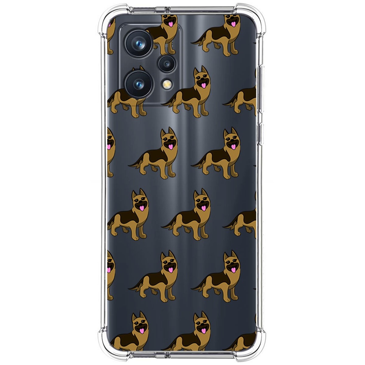 Funda Silicona Antigolpes para Realme 9 Pro Plus 5G diseño Perros 09 Dibujos