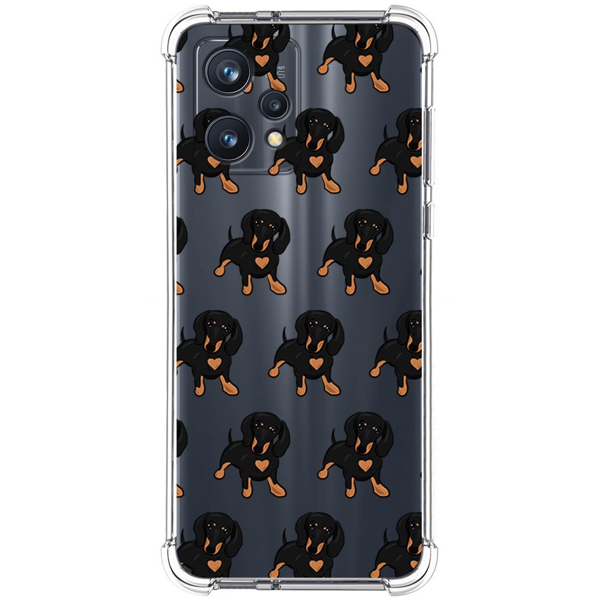 Funda Silicona Antigolpes para Realme 9 Pro Plus 5G diseño Perros 10 Dibujos