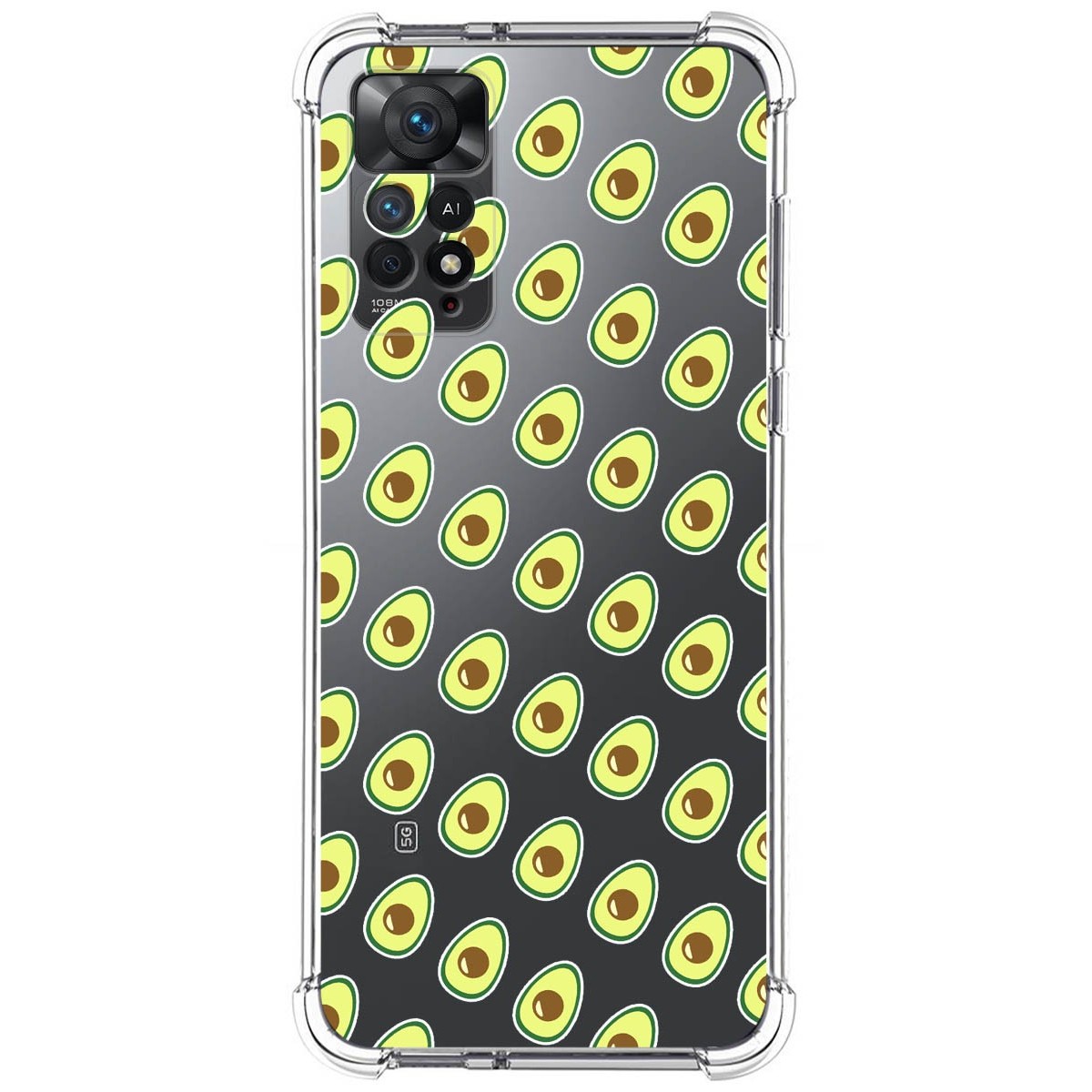 Funda Silicona Antigolpes para Xiaomi Redmi Note 11 Pro / 11 Pro 5G diseño Aguacate Dibujos