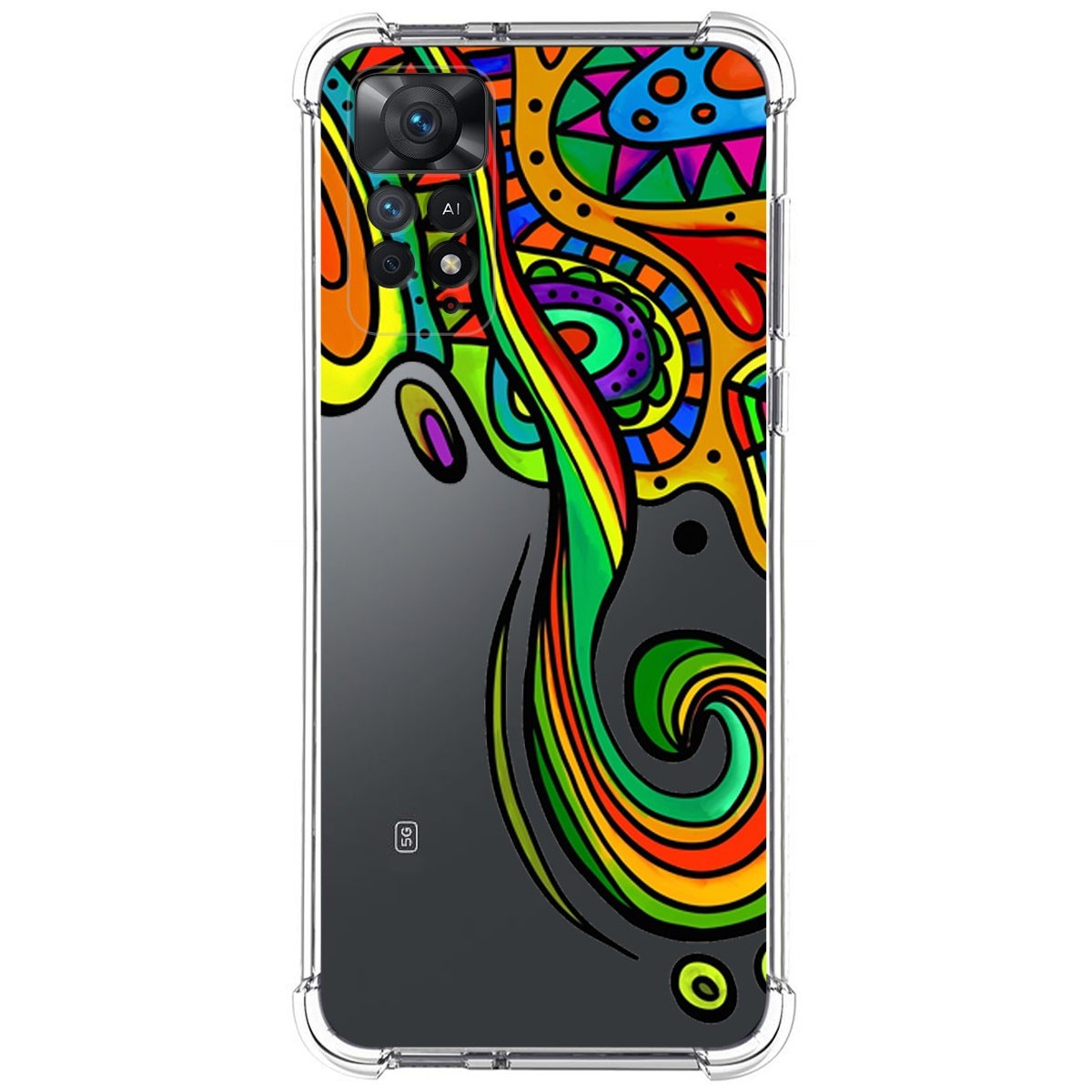 Funda Silicona Antigolpes para Xiaomi Redmi Note 11 Pro / 11 Pro 5G diseño Colores Dibujos
