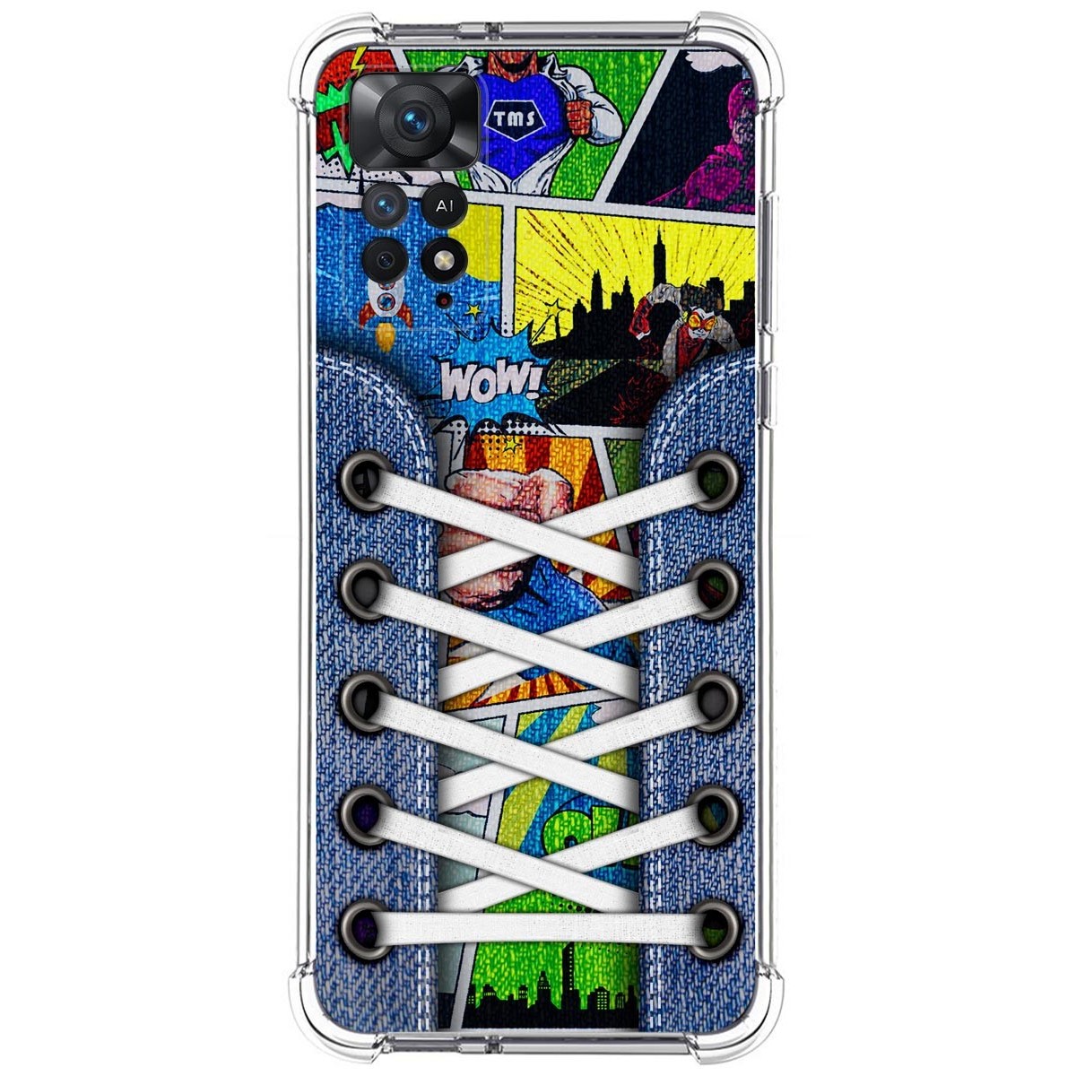 Funda Silicona Antigolpes para Xiaomi Redmi Note 11 Pro / 11 Pro 5G diseño Zapatillas 14 Dibujos