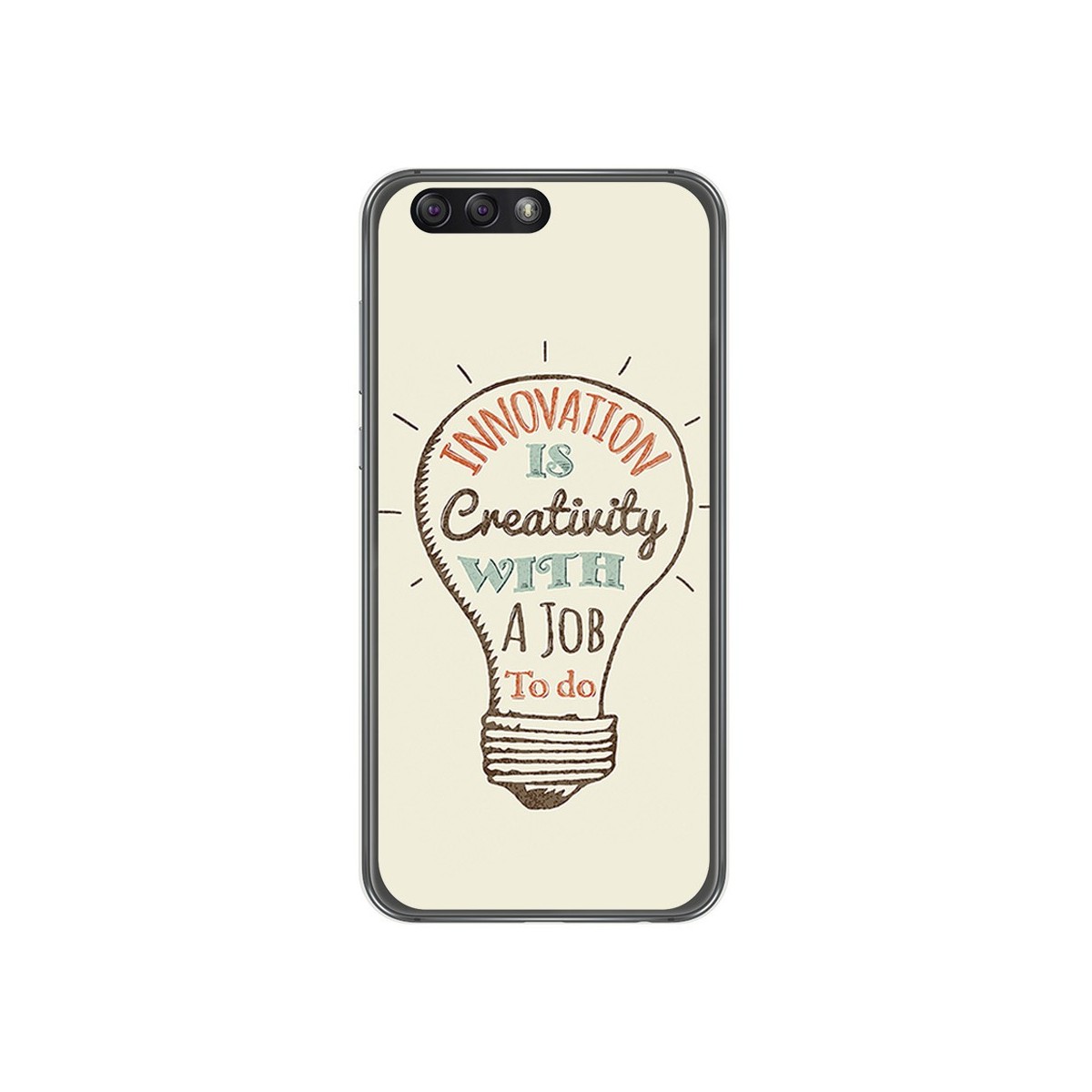 Funda Gel Tpu para Asus Zenfone 4 5.5" Ze554Kl Diseño Creativity Dibujos