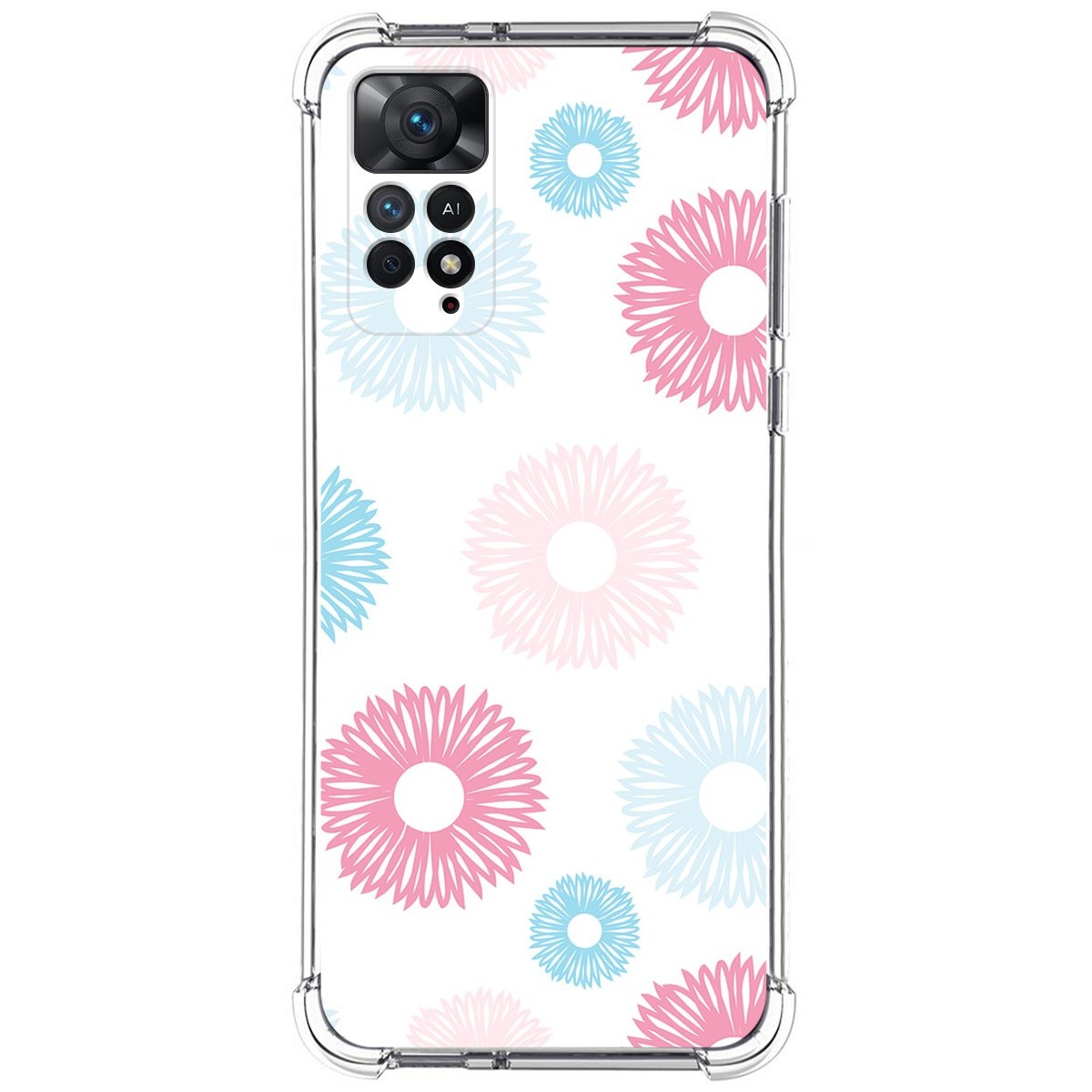 Funda Silicona Antigolpes para Xiaomi Redmi Note 11 Pro / 11 Pro 5G diseño Flores 06 Dibujos
