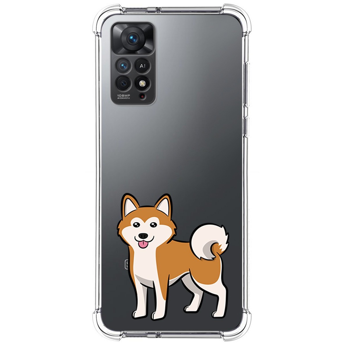 Funda Silicona Antigolpes para Xiaomi Redmi Note 11 Pro / 11 Pro 5G diseño Perros 02 Dibujos