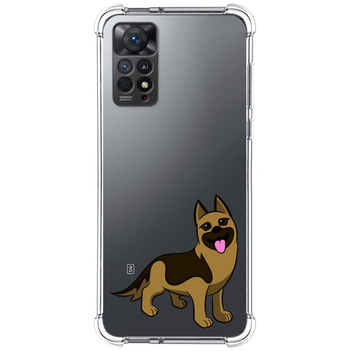 Funda Silicona Antigolpes para Xiaomi Redmi Note 11 Pro / 11 Pro 5G diseño Perros 03 Dibujos
