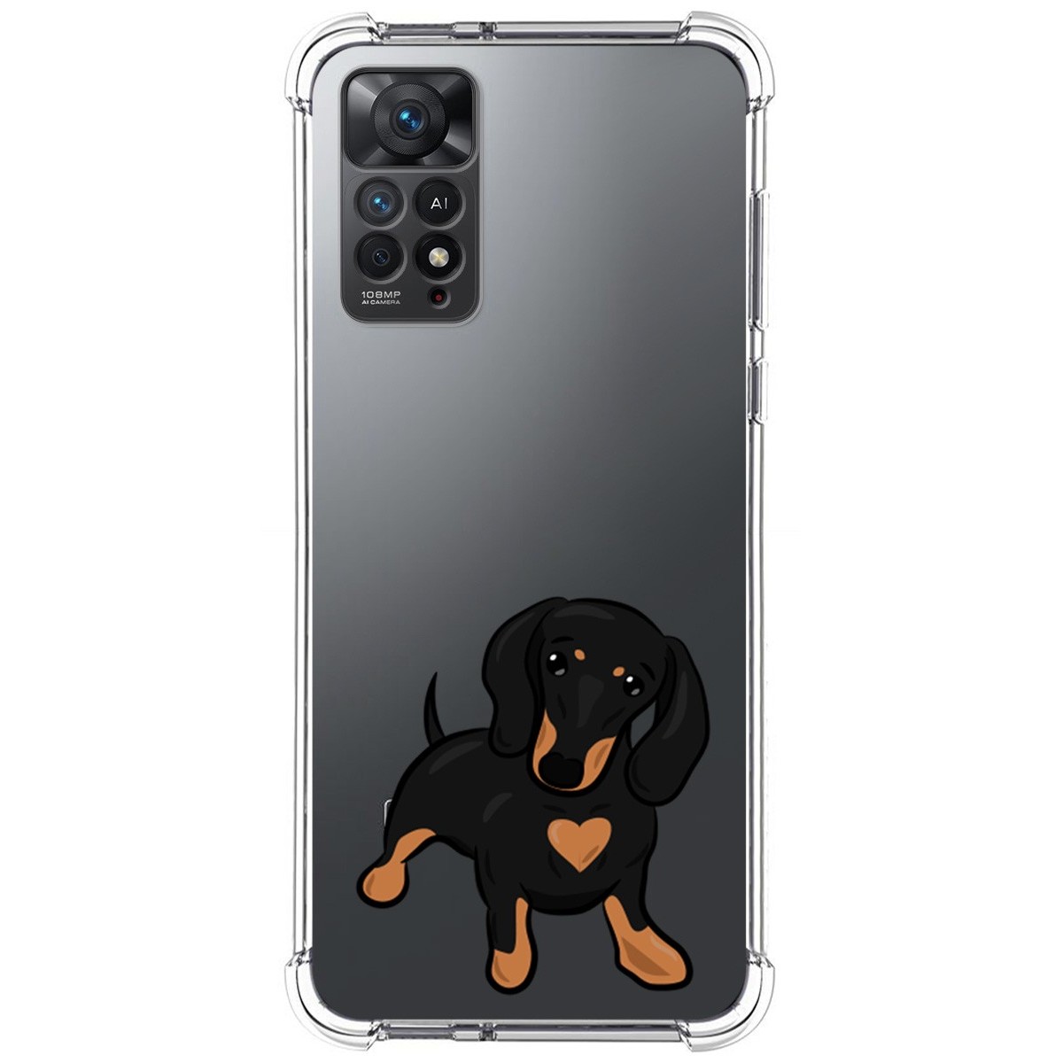Funda Silicona Antigolpes para Xiaomi Redmi Note 11 Pro / 11 Pro 5G diseño Perros 04 Dibujos