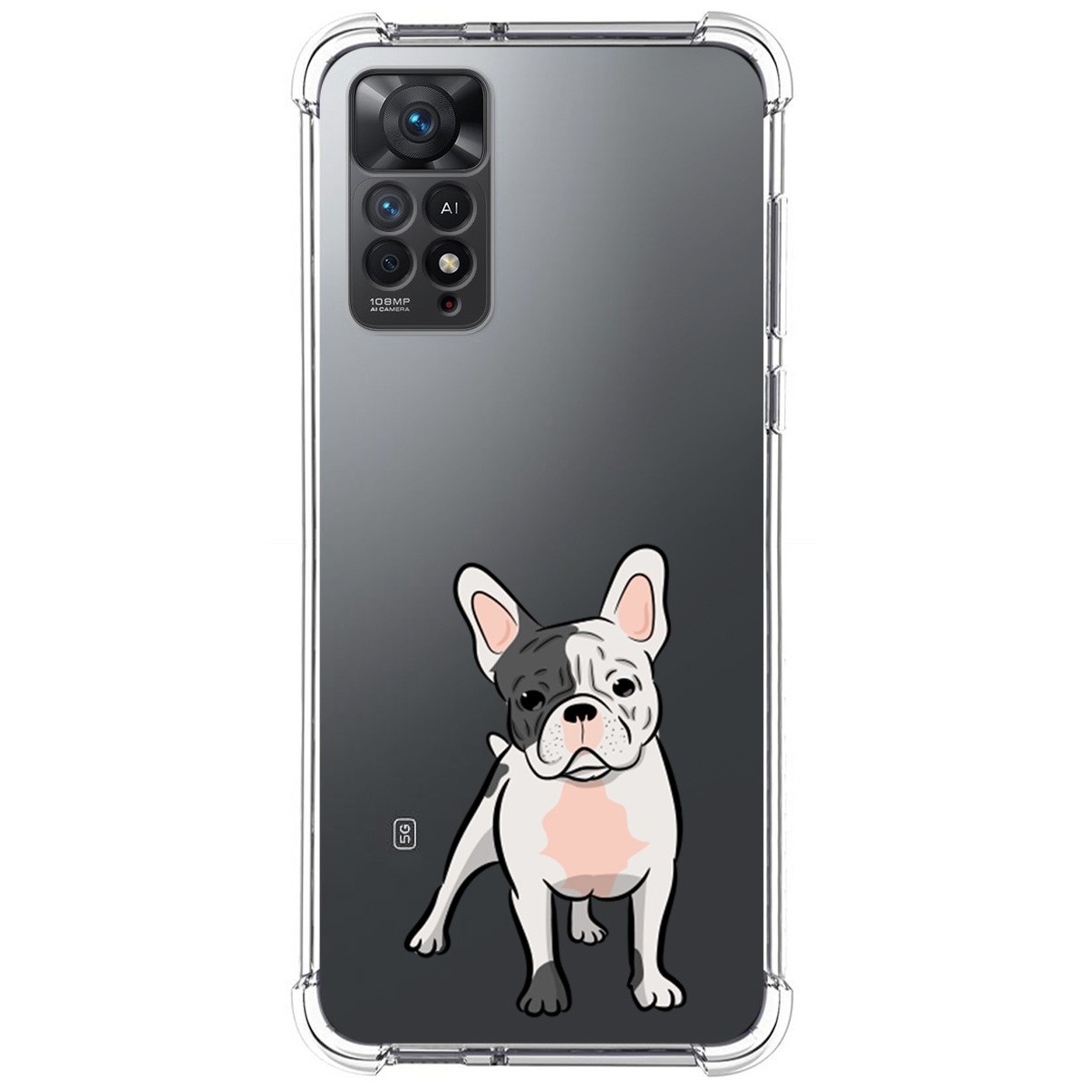 Funda Silicona Antigolpes para Xiaomi Redmi Note 11 Pro / 11 Pro 5G diseño Perros 06 Dibujos