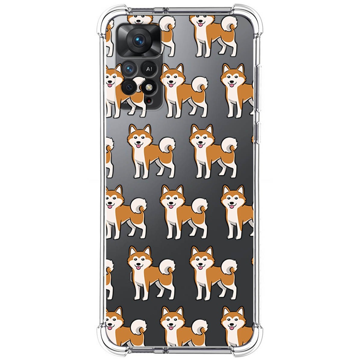 Funda Silicona Antigolpes para Xiaomi Redmi Note 11 Pro / 11 Pro 5G diseño Perros 08 Dibujos