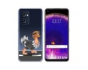 Funda Silicona Transparente para Oppo Find X5 Lite 5G diseño Avestruz Dibujos