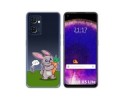Funda Silicona Transparente para Oppo Find X5 Lite 5G diseño Conejo Dibujos