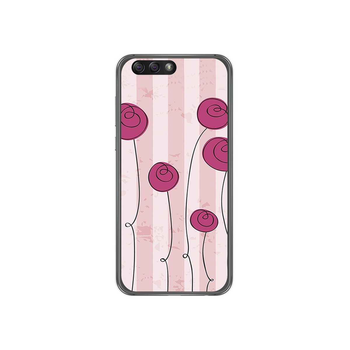Funda Gel Tpu para Asus Zenfone 4 5.5" Ze554Kl Diseño Flores Vintage Dibujos