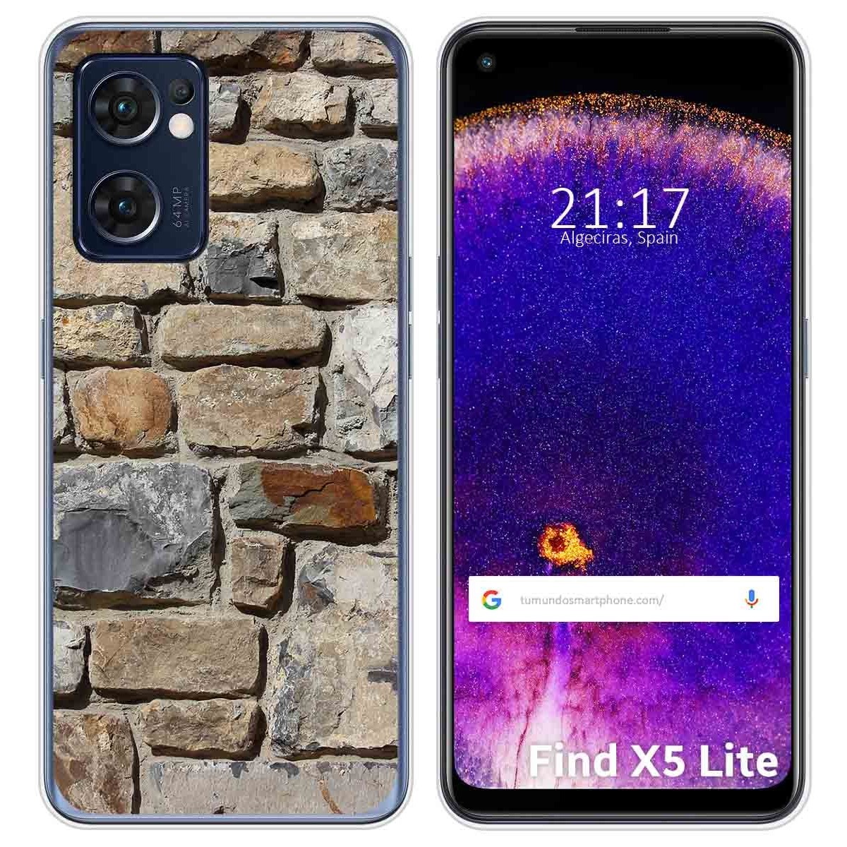 Funda Silicona para Oppo Find X5 Lite 5G diseño Ladrillo 03 Dibujos